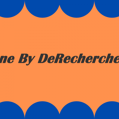 Fond d'écran PC - Haut et bas demi-cercles Bleu et fond Orange  