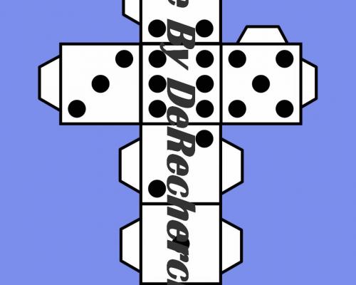 Fond d'écran Téléphone - Série Dés à découper 01